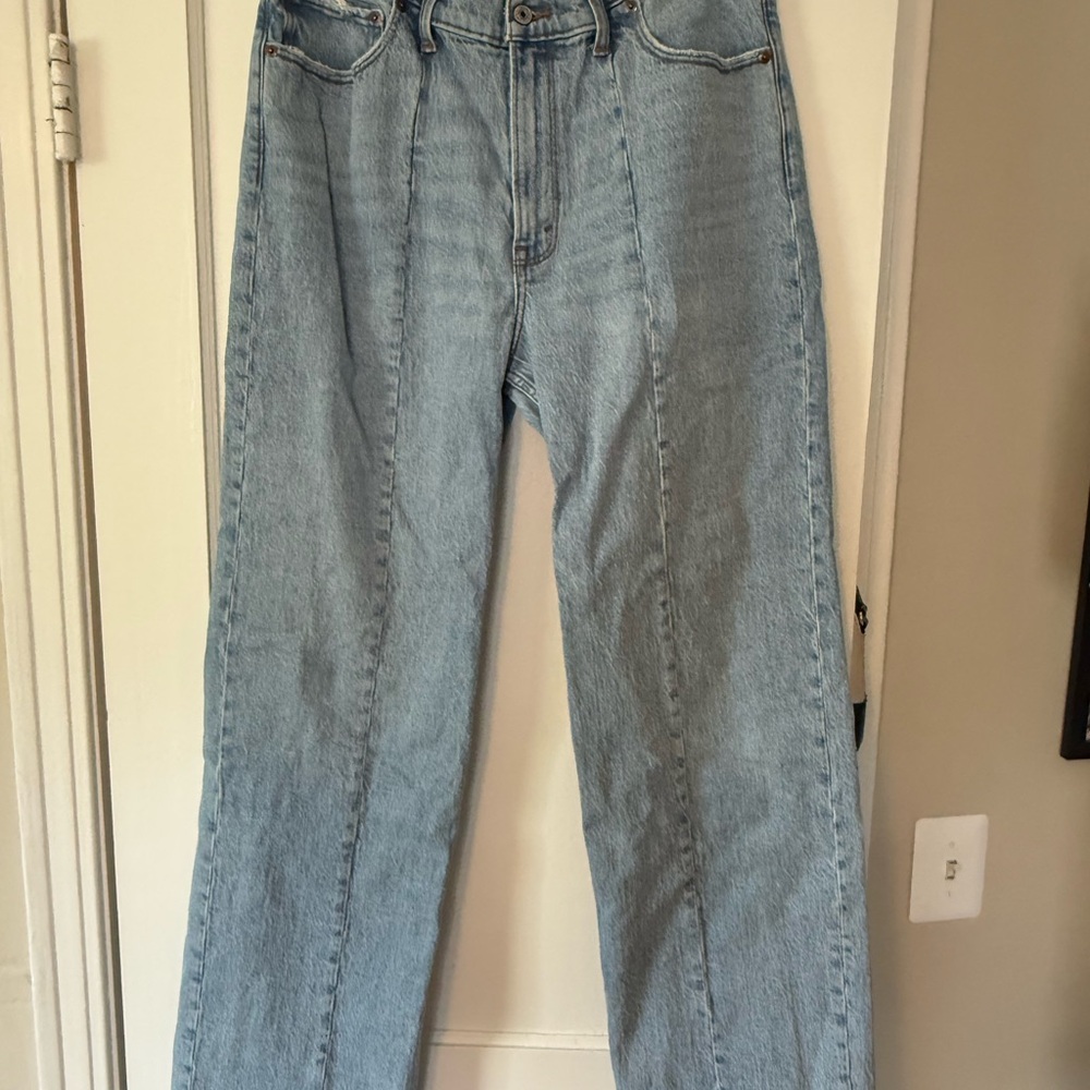 Abercrombie & Fitch Light Blue Straight Leg Jeans
